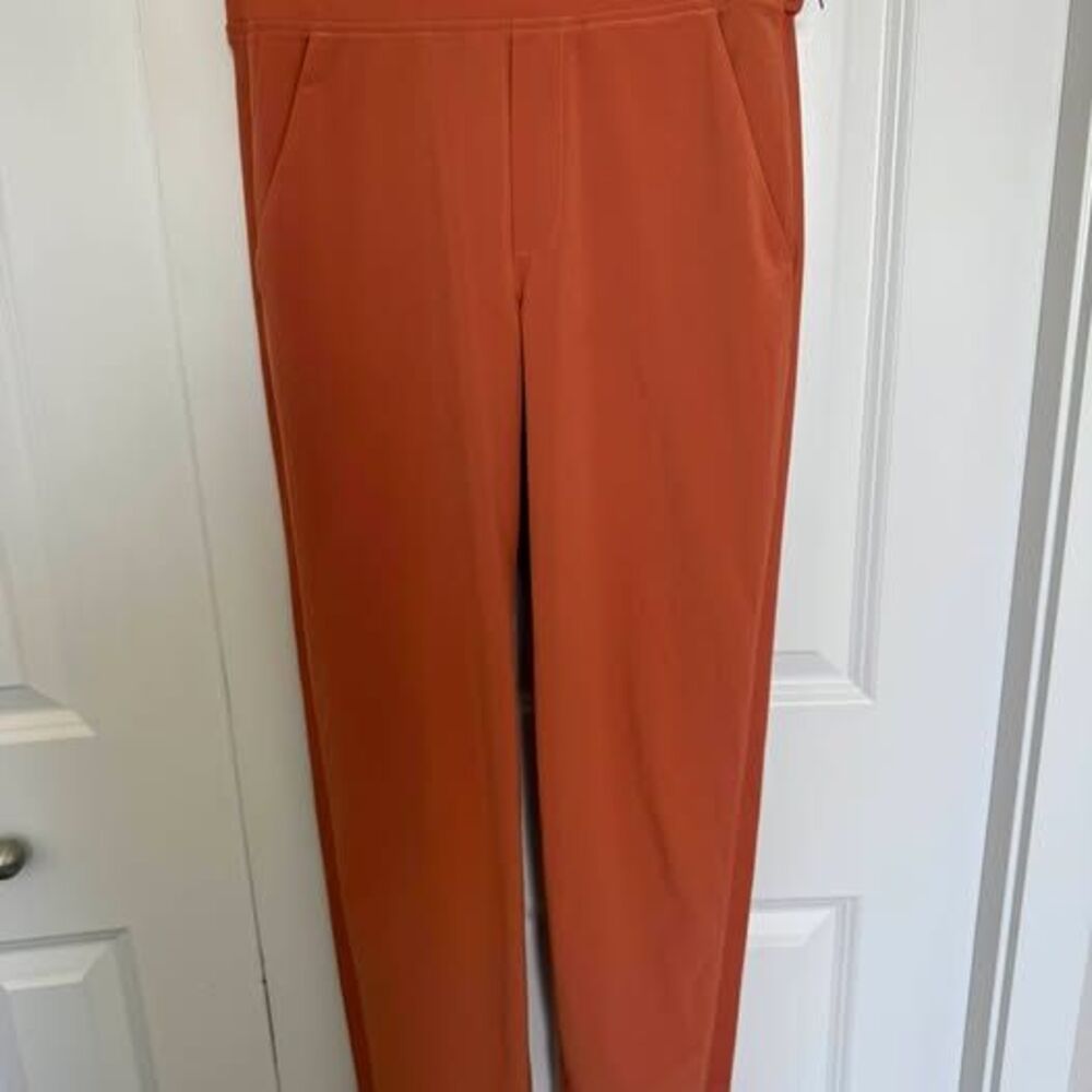 Athleta Brooklyn mid-rise ankle pants orange Size 0